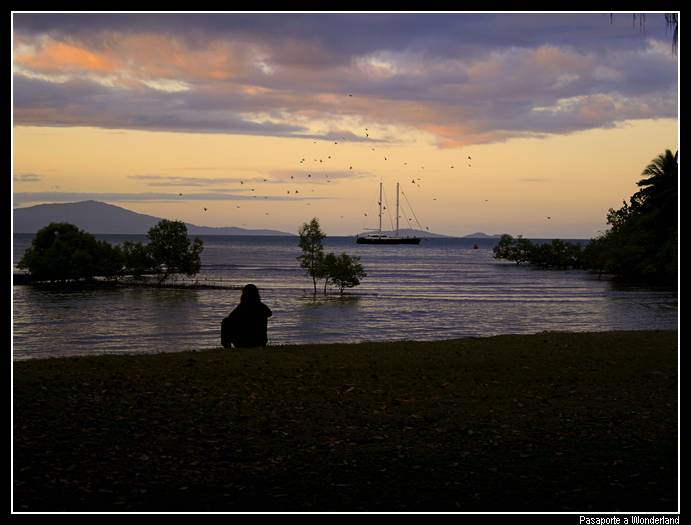 Four Mile beach atardecer