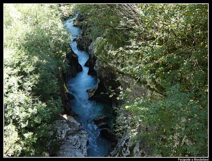 Garganta rio Soca Triglav