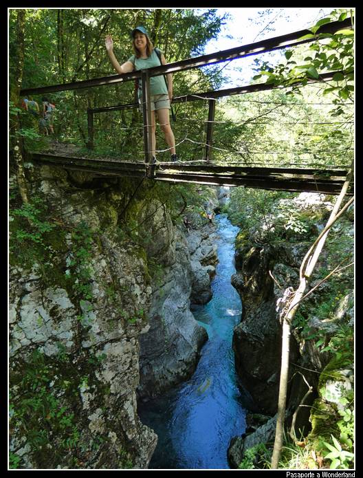 Garganta rio Soca Triglav
