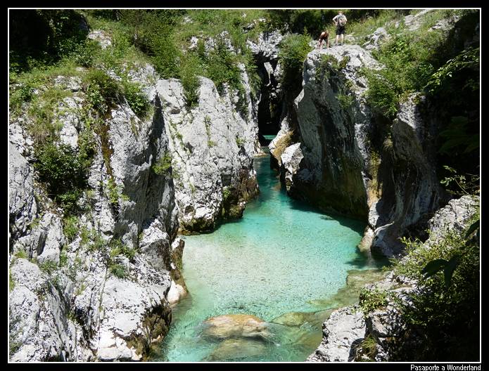 Garganta rio Soca Triglav