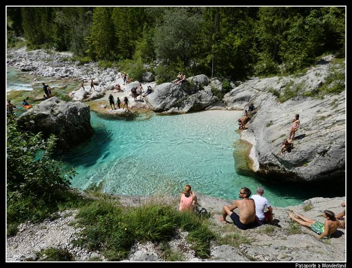 Garganta rio Soca Triglav
