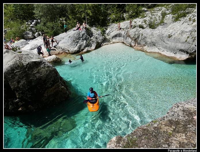 Garganta rio Soca Triglav