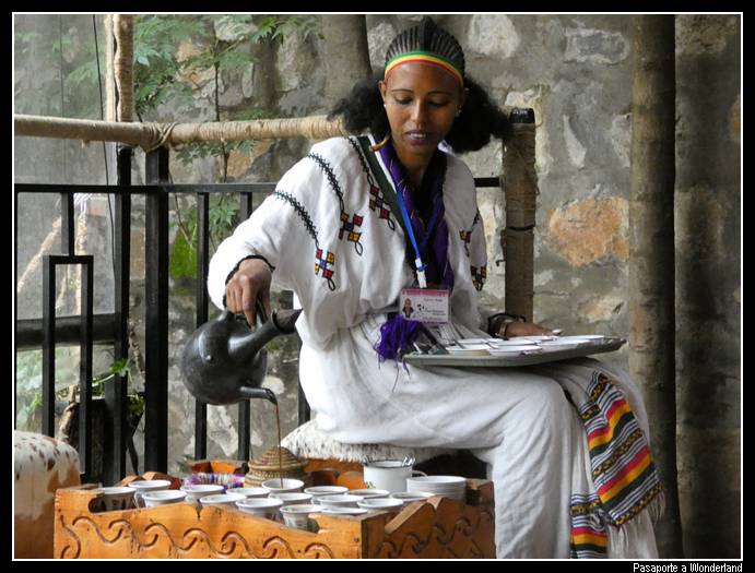 Four Sisters Gondar ceremonia cafe