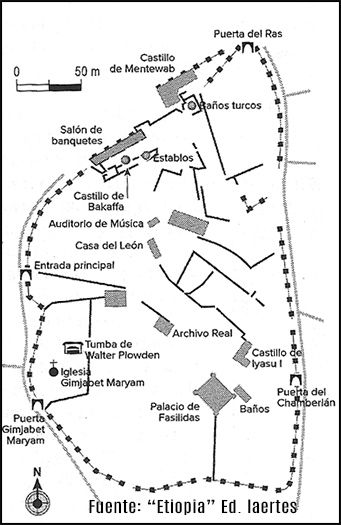 Fasil Gebbii castillos Gondar