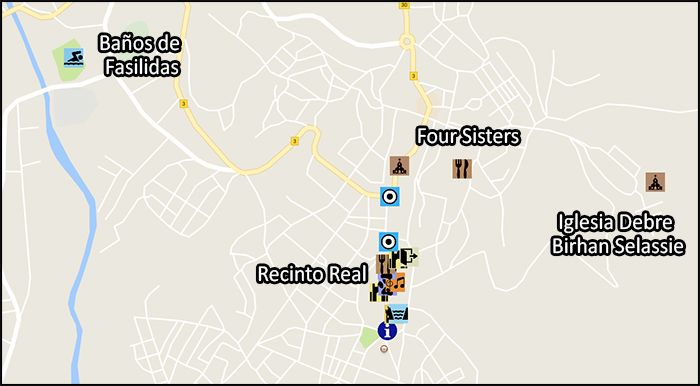 Mapa Gondar